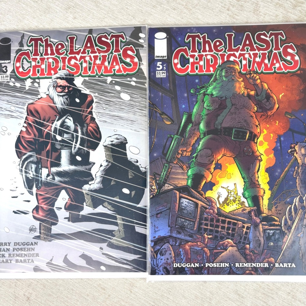 The Last Christmas Comic No 3 and 5 Duggan Posehn Remender Barta New